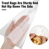 100 Pieces Cone Shaped Treat Bags, Cone Shaped Cellophane Treat