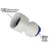 7/16" Bsp Female Fitting x 3/8" pushfit for Connecting 10mm