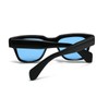 SHEEN KELLY Retro Rectangular Sunglasses for Men Women Trendy Thicker