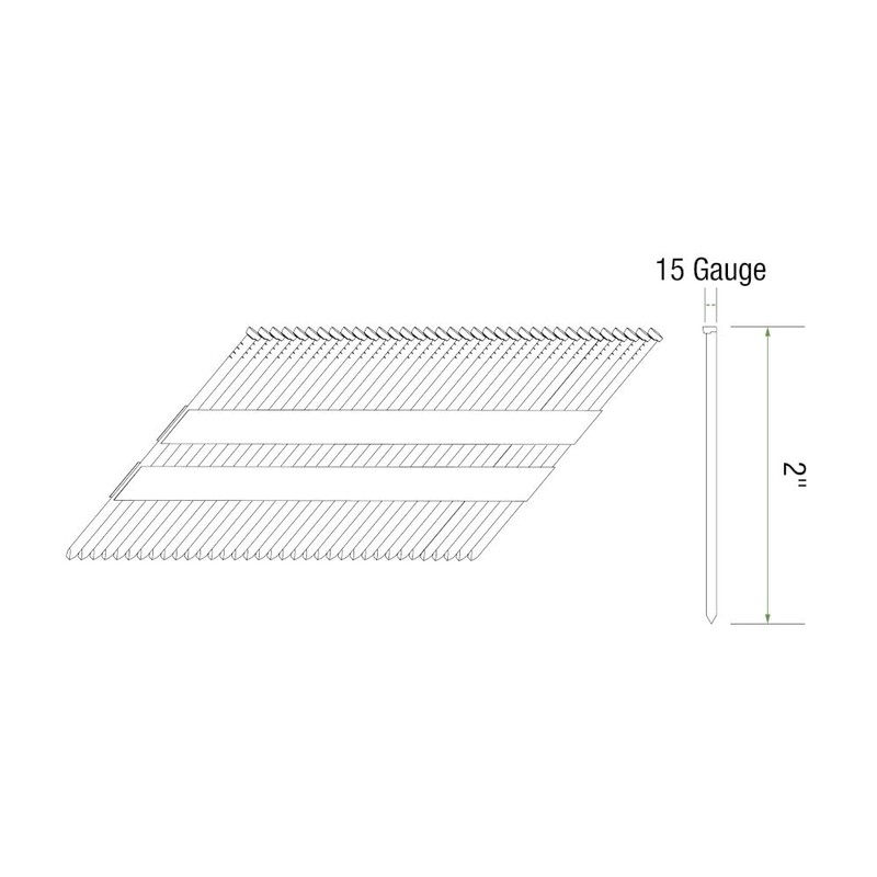 Grip Rite Prime Guard GRDA21GLM 15 Gauge Electrogalvanized DA Style