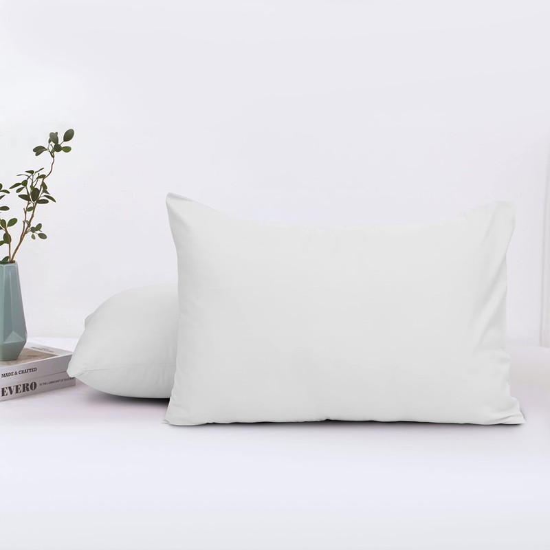 AMEHA 100% Brushed Microfiber Pillow Cases 2 Pack, Super Soft