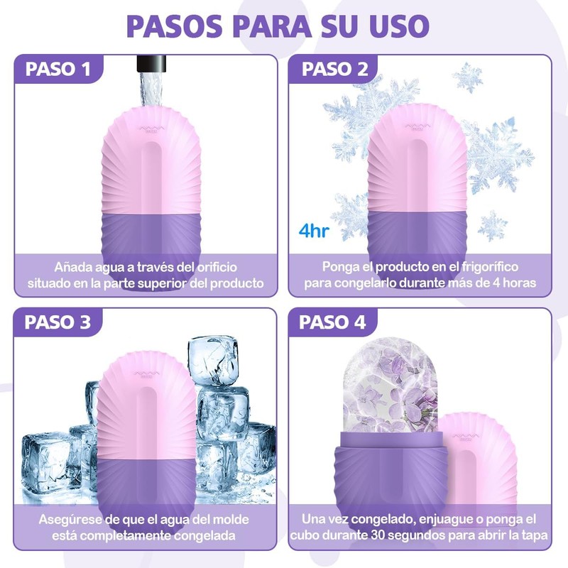 Rodillo de hielo facial KOUQIYA – Masaje refrescante y tensado