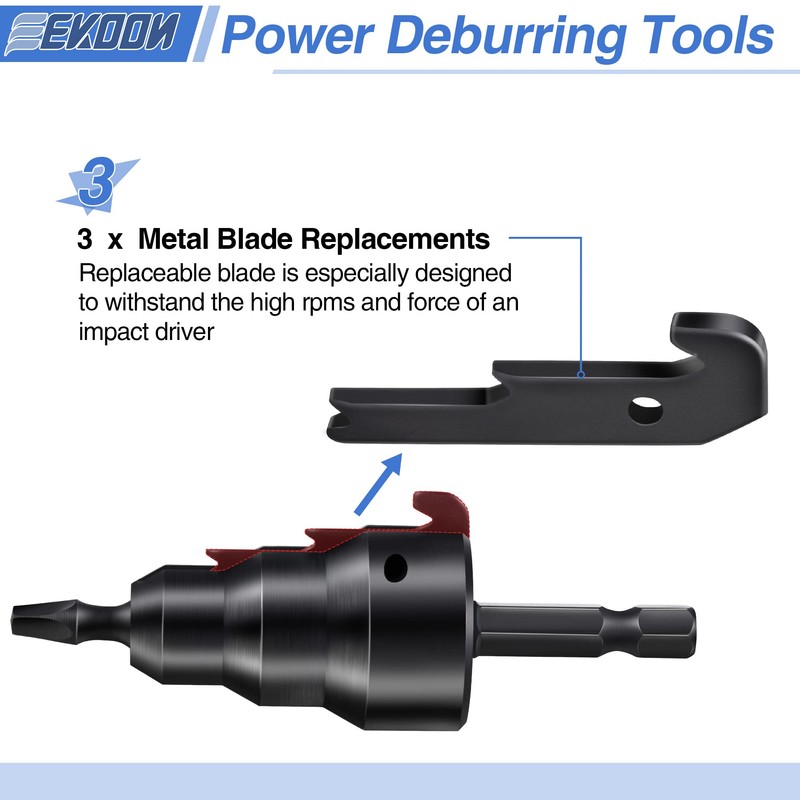 Feekoon Power Conduit Reamer with Improved Bit Retention, Reamer Tool