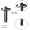 4 Inch Shower Arm with Flange, Ceiling Mounted Shower Head