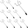 20 Pack Pegboard Hooks 4 Inch L Shape Galvanized Metal