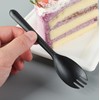 100 Count 5.5" Disposable Cutlery Spork Solid & Durable, Safe