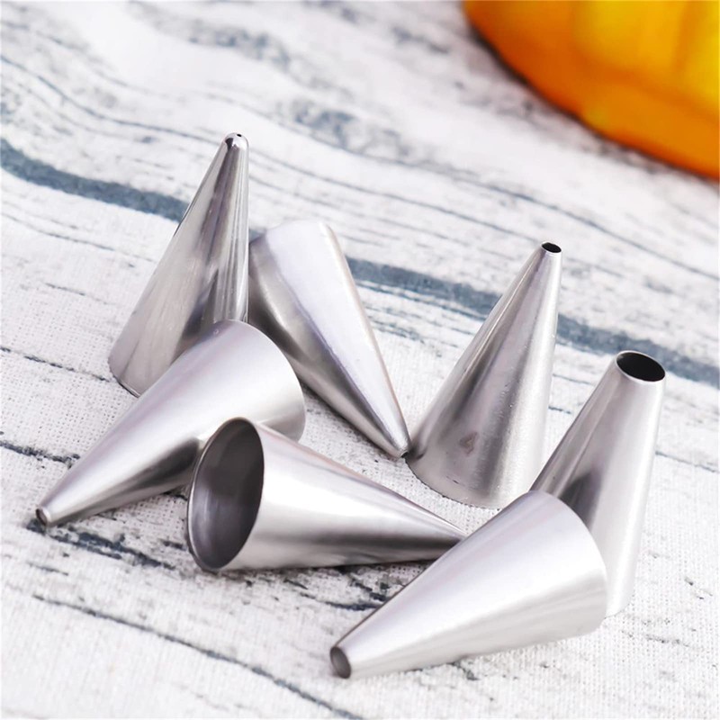 7 Pcs Russian Icing Piping Tips Set, Stainless Steel Baking