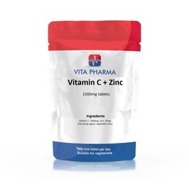 VITA PHARMA Vitamin C + Zinc 1500mg 240 Tablets
