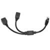 RJ45 Ethernet Adapter Cable Extension Function 1 to 2 Port