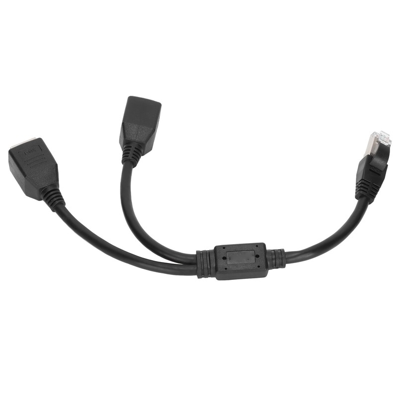 RJ45 Ethernet Adapter Cable Extension Function 1 to 2 Port