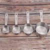 Alvinlite Measuring Cups, Set of 4 Stainless Steel Measuring Cups,