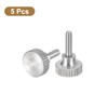 sourcing map M3x10mm Knurled Thumb Screws, 5pcs 304 Stainless Steel
