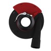 5 In Power Grinding Dust Shroud Iron PA66 Red Black
