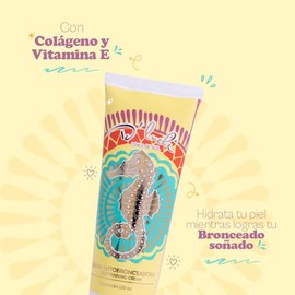 D'Luchi Autobronceador Crema Autobronceadora con Colágeno, Aceite de Coco y Vitamina E - Crema Bronceadora sin Sol para un Tono Dorado Natural, Hidratante, Antiedad, de Rápida Absorción, Ideal para Todo Tipo de Piel