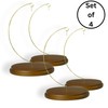 BANBERRY DESIGNS Premium Wood Ornament Stand for Displaying That Special