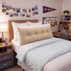 Leinuosen 39 in Ruffle Headboard Pillow for Dorm Twin XL