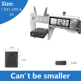 Smallest Wireless WiFi Battery Camera,HD1080P Security Camera,Baby Monitor with Video Recording Live Feed Night Vision,Motion Detection,Cloud Storage,Remote Viewing for Security with iOS Android APP