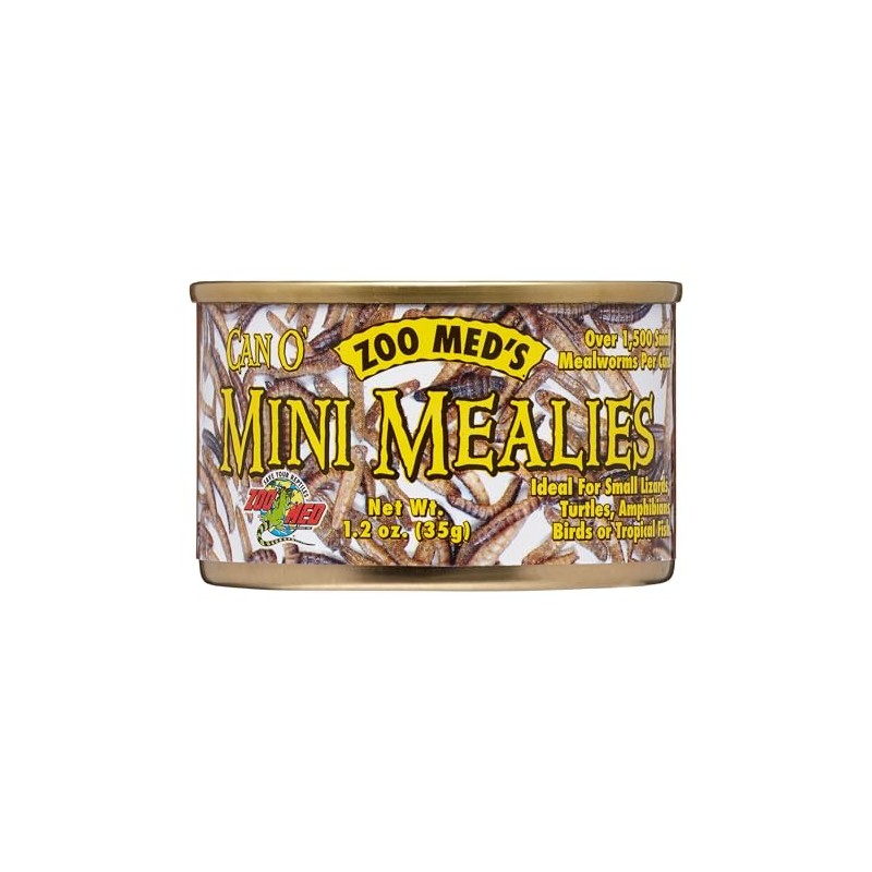 Zoo Med Laboratories SZMZM47 Zoo Can O Mini Mealies, 1.2-Ounce