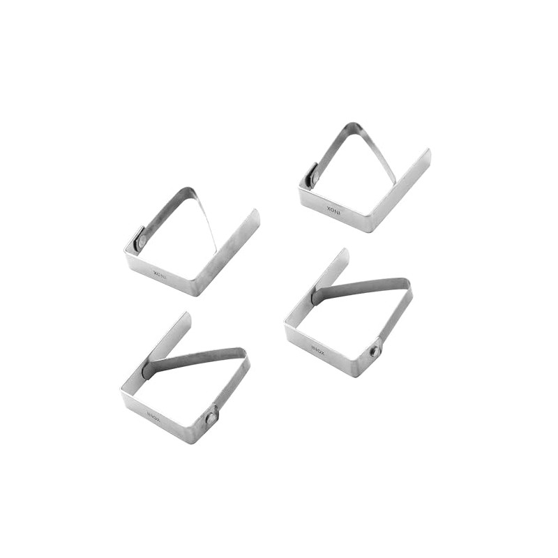 pedrini Lillo, Stainless Steel, Stainless Steel, Set of 4 Tablecloth