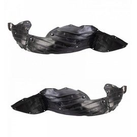 TRQ TRQ Front Inner Fender Liner Set Compatible with 2014-2017 Mazda 6 MA1248143 MA1249143