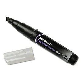 AbilityOne - 7520012943791 - Dry Erase Marker - Chisel Tip - Black Ink - 12 units
