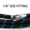 SAGUD Airbrush Hose 1.8 Meter Braided Rubber Hose with Standard