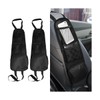 Norkmdi Car Seat Side Organizer, 2PCS Multi-Pocket Vehicle Front Seat