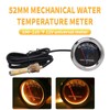 Car Water Temperature Gauge, 52mm 38-104℃ Mechanical Water Temp Gauge