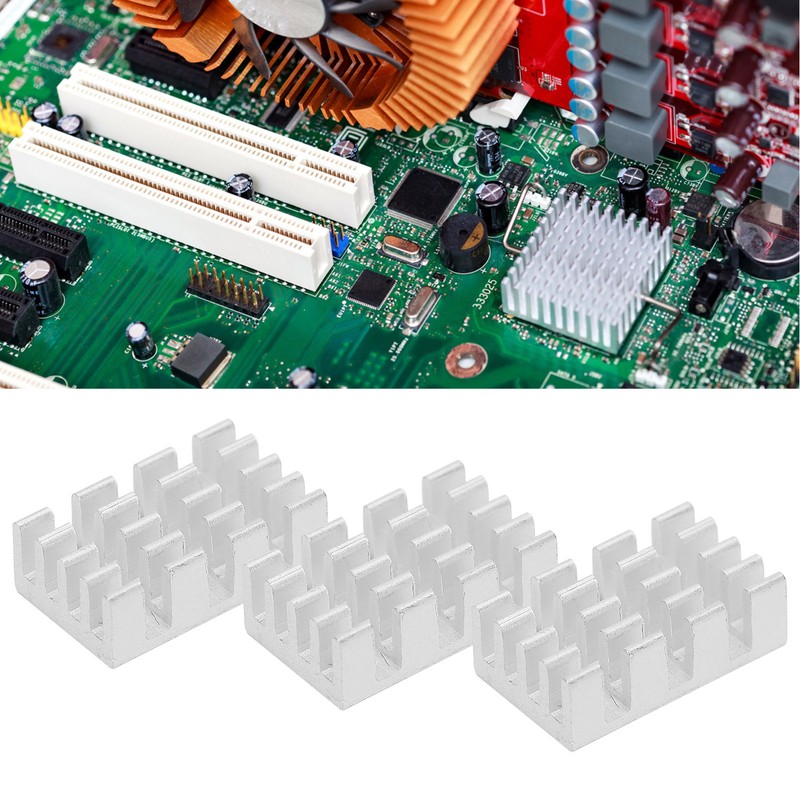 80Pcs Aluminum Heatsinks Module Cooling Radiator Board for Electronic Components
