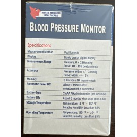 Wristech Blood Pressure Monitor  Model HL 168FV New Batteries Not Included