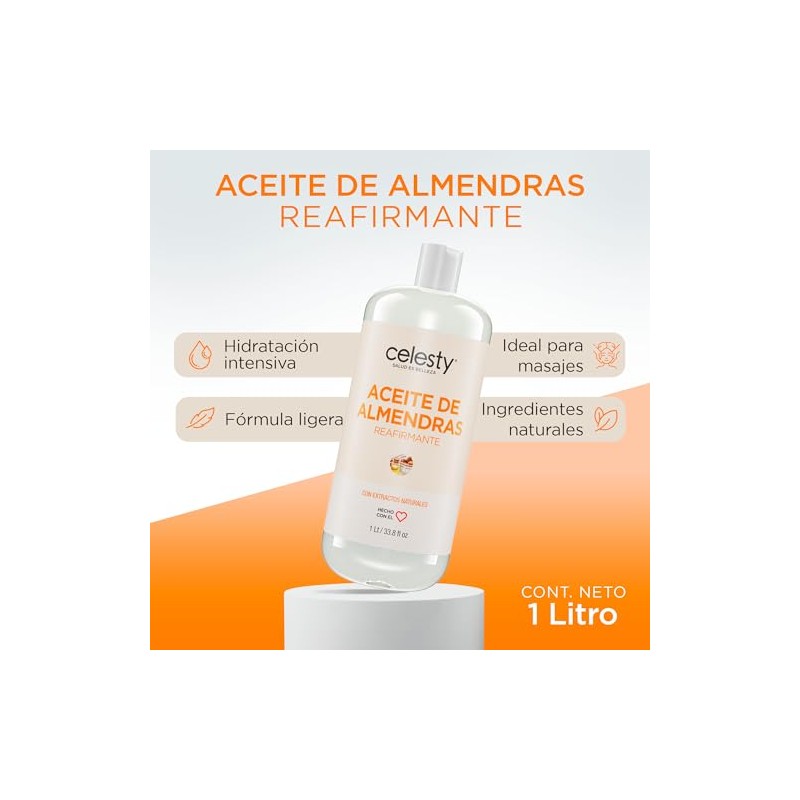 CELESTY | Aceite de Almendras - Ideal Aceite para Masaje