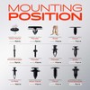 A-Premium 100PCS Trim Clip Retainer Fastener Kits Compatible with Jeep