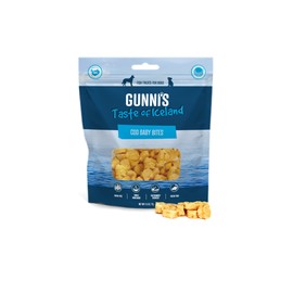 Gunnis Cod Baby Bites Fish Dog Training Treats, 2.5oz