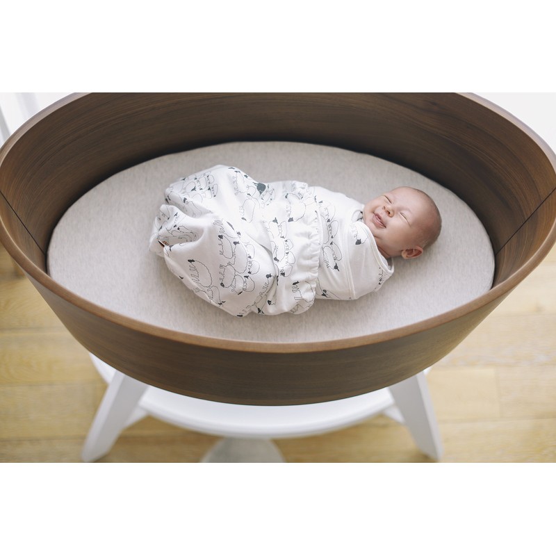 Ergobaby Ergonomic Baby Swaddle Wrap for Newborns, with Hip Positioner