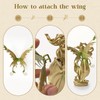 FOLKOR LIFE Resin Fairy Statue Hand-Painted Elegant Fantasy Decor, Dancing