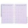 Franklin Planner 86189 Universal Weekly Refill, 12 Month Edition, Begins