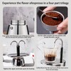 Yuecoom Stainless Steel Moka Pot, Moka Set includes Coffee Maker