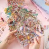 3D Scene Sticker Book, 49pcs/set Cute Cartoon Creative Sticker, DIY