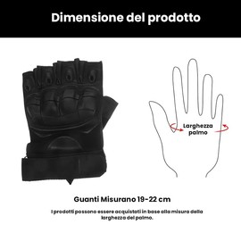 Esshogo Motorcycle Gloves Fingerless Microfibre Leather Cycling Training Bike Fitness Finger Gloves Suitable for Outdoor Climbing Running Hiking Camping Cycling Motorcycle