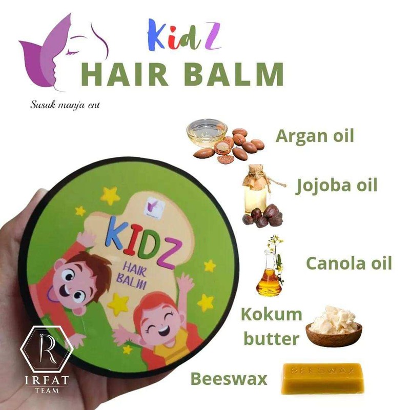 Kids Hair Balm for Boys - Minyak Rambut untuk Budak