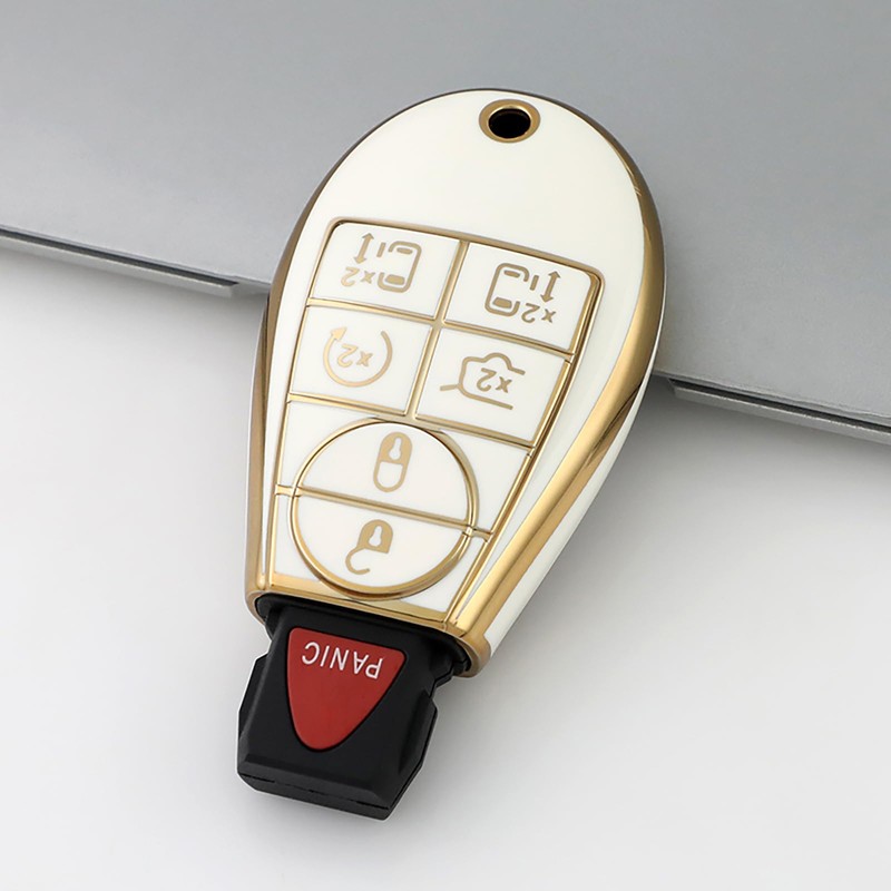 Aoocar for TPU Key Fob Cover, Compatible with Dodge Ram