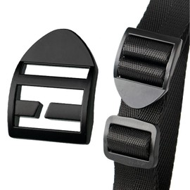 ArrErr 2 Pack Backpack Ladder Slider Buckle Replacement Metal 1 inch Laptop Backpack Straps Adjustable Lock Buckles Clips Adjuster Ladderlock for Camping Hiking Backpack Travel Backpack Assault Pack