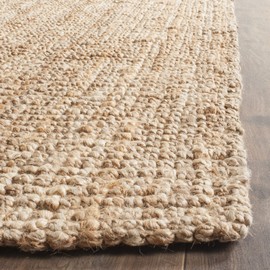 Safavieh Natural Fiber Collection NF447A Handmade Chunky Textured Premium Jute 0.75-inch Thick Runner, 2' x 6' , Natural