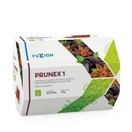 FuXion Prunex 1 Detox Tea – Plum Flavor, 28 Sticks | Natural Fiber Drink for Digestive Health, Sugar-Free, 1-2 Daily