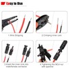 100PCS MC4 Soar Connectors Solar Panel Cable Connectors 1000V 30A
