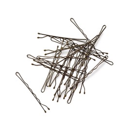 Manicare 50 Kirbigrips Brown 5cm, Waved Bobby Pins, Hair Grips For Holding Hair In Place, Styling, Buns, Updo’s, Strong, Secure, Durable, Suitable For All Hair Types And Lengths, Hairdressing Salon