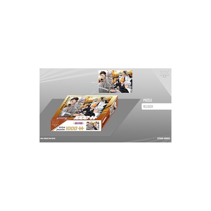 Kitsune Goodies KIT5930 Ichigo Kurosaki Anime Puzzle, Neutral