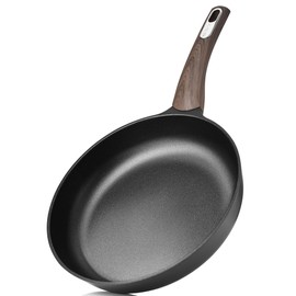 SENSARTE Nonstick Frying Pan Skillet 8Inch Non Stick Egg Pan Omelette Pans, Healthy Kitchen Cooking Chef's Pan, Free of Intentionally Added PFOA/PFOS, Induction Compatible, Black