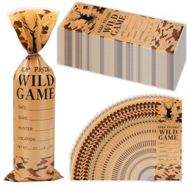 80/120 Pack Wild Game Meat Bags for Freezer, Anglecai 1 Lb Freezer Bag for Ground Meat Processing Bag Freezer Meat Packaging Storage System for Packaging Meat to Protect Meat from Freezer Burn