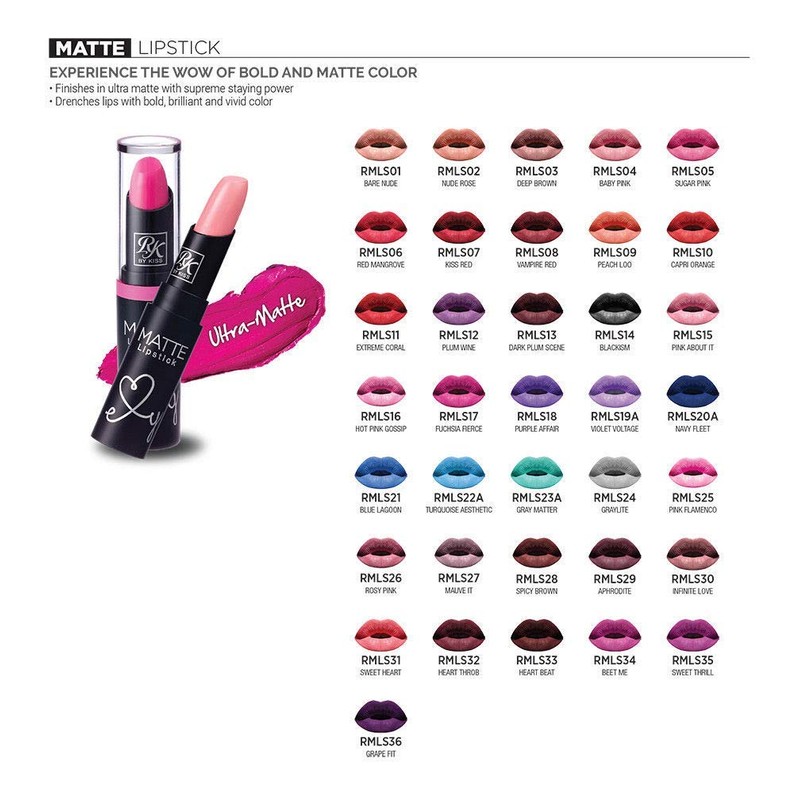 KISS Ruby Kisses Matte Lipstick (RMLS28 - Spicy Brown)